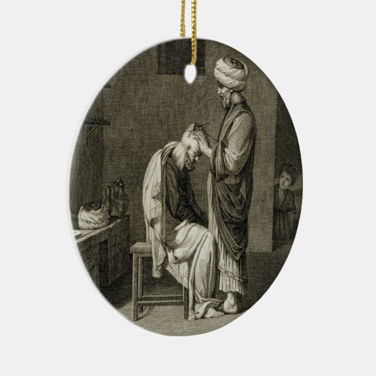 The Barber, uit boekdelen II en handelsartikelen v Keramisch Ornament (Rechts)