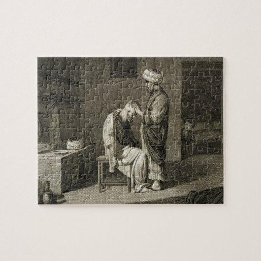 The Barber, uit boekdelen II en handelsartikelen v Legpuzzel (Horizontaal)