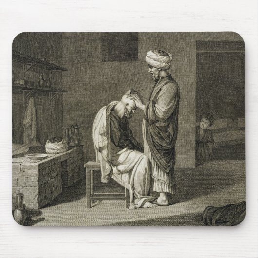 The Barber, uit boekdelen II en handelsartikelen v Muismat (Voorkant)