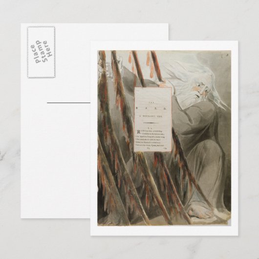 The Bard: A Pindaric Ode, uit 'The Poems of Thoma' Briefkaart (Voorkant / Achterkant)