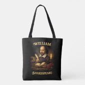 The Bard by Candlelight Tote Bag (Achterkant)