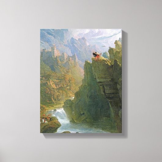 The Bard, c.1817 (olie op canvas) Canvas Afdruk (Voorkant)