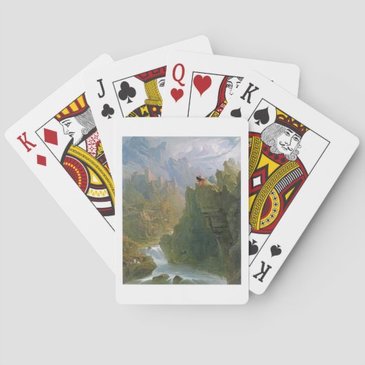 The Bard, c.1817 (olie op canvas) Pokerkaarten (Achterkant)