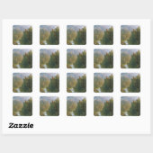 The Bard, c.1817 (olie op canvas) Vierkante Sticker (Vel)