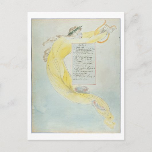 'The Bard', design 52 uit 'The Poems of Thomas Gr' Briefkaart (Voorkant)