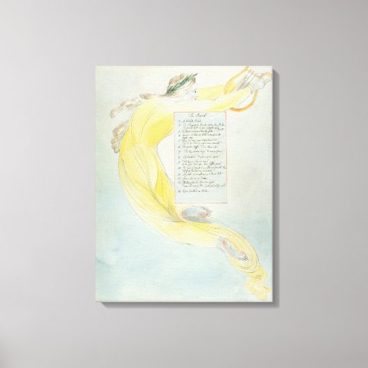'The Bard', design 52 uit 'The Poems of Thomas Gr' Canvas Afdruk (Voorkant)