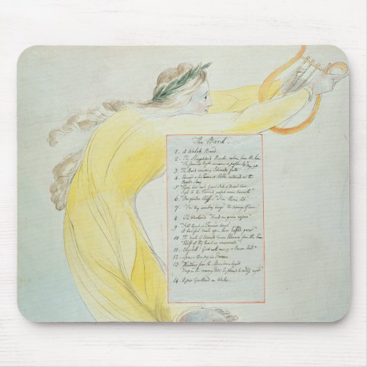 'The Bard', design 52 uit 'The Poems of Thomas Gr' Muismat (Voorkant)