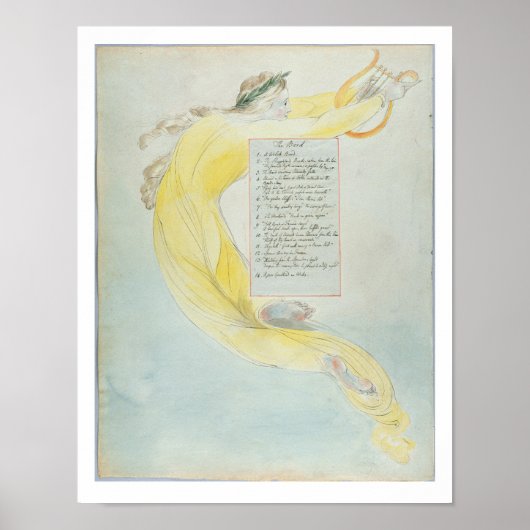 'The Bard', design 52 uit 'The Poems of Thomas Gr' Poster (Voorkant)