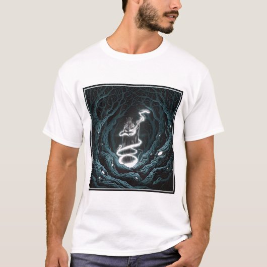 The Bard of the Haunted Woods T-shirt (Voorkant)