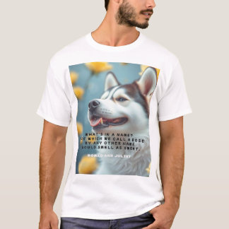 The Bard Tee Men’s Shakespeare Shirt– Roses T-shirt
