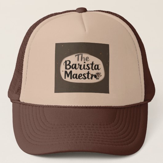 The Barista Maestro Trucker Pet (Voorkant)