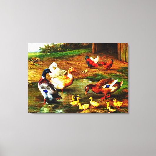 "The Barnyard Dip" Canvas Afdruk (Voorkant)