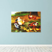"The Barnyard Dip" Canvas Afdruk (Insitu (Houten vloer))