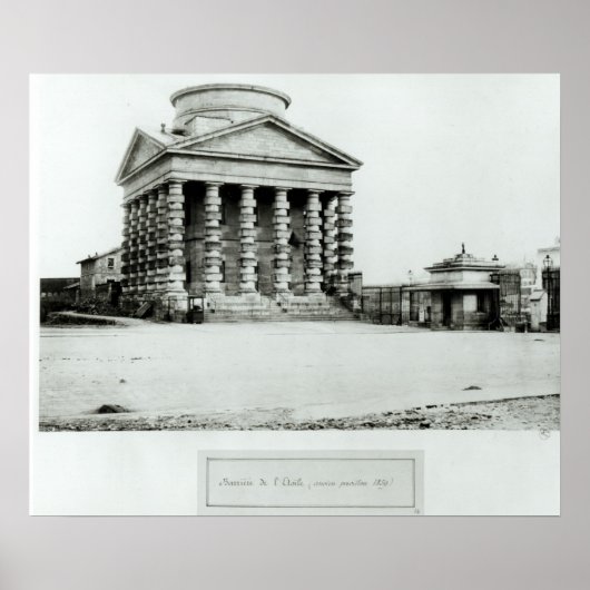 The Barriere de l'Etoile, Parijs, 1858-78 Poster (Voorkant)