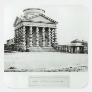 The Barriere de l'Etoile, Parijs, 1858-78 Vierkante Sticker