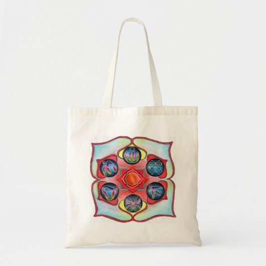 The Base Chakra Tote Bag (Voorkant)