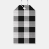 The Basics Black Buffalo Black & White Geruit ID60 Cadeaulabel (Achterkant)
