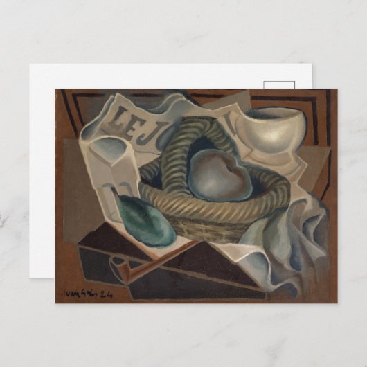 The Basket, 1924 (olie op canvas) Briefkaart (Voorkant / Achterkant)
