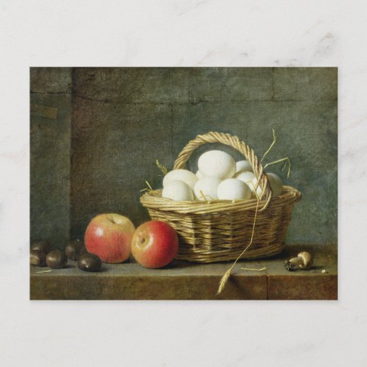 The Basket of Eggs, 1788 Briefkaart (Voorkant)