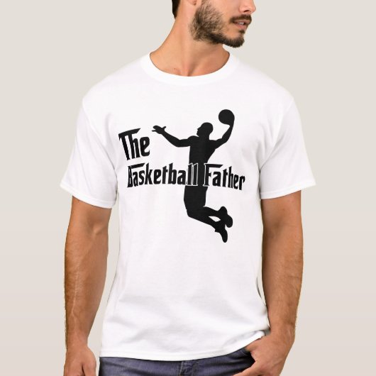 The Basketball Father Basketball Dad T-shirt (Voorkant)