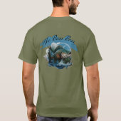 The Bass Boss Customizable Fishing T-shirt (Achterkant)