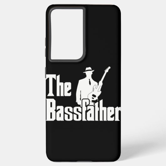The Bassfather Funny Gift voor basgitarist Samsung Galaxy Hoesje (Achterkant)