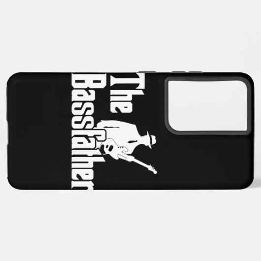 The Bassfather Funny Gift voor basgitarist Samsung Galaxy Hoesje (Linkerkant)