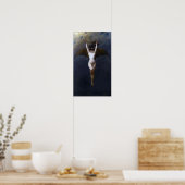 The Bat Woman 1890 Poster (Keuken)