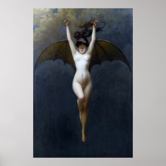 The Bat Woman Albert Joseph Penot Poster (Voorkant)