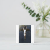 The Bat Woman Albert Joseph Penot Vierkante Visitekaartje (Staand voorkant)