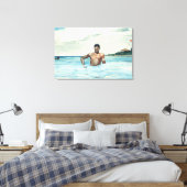 The Bather, 1899 Canvas Afdruk (Insitu (Slaapkamer))