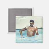 The Bather, 1899 Magneet (Voorkant / Achterkant)