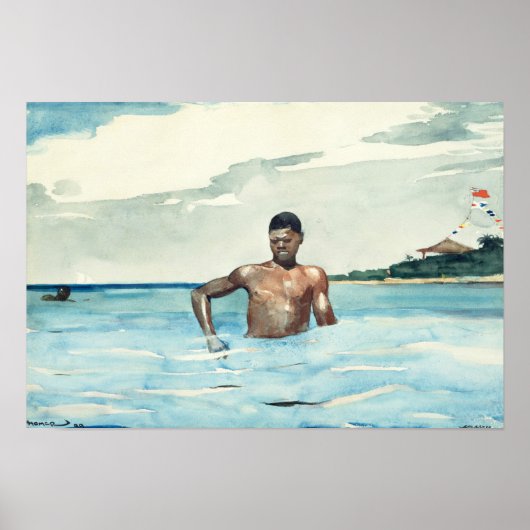 The Bather, 1899 Poster (Voorkant)