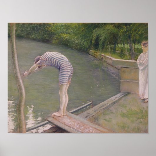 The Bather, of The Diver, 1877 Poster (Voorkant)