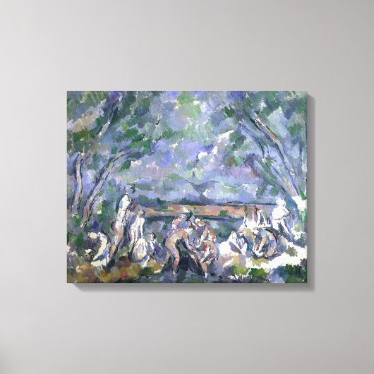 The Bathers, 1902-06 Canvas Afdruk (Voorkant)