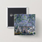 The Bathers, 1902-06 Vierkante Button 5,1 Cm (Voorkant /achterkant)