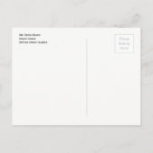 The Baths Beach, Britse Maagdeneilanden Briefkaart (Achterkant)