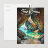 The Baths Britse Maagdeneilanden Briefkaart (Voorkant / Achterkant)