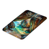 The Baths Britse Maagdeneilanden Magneet (Linkerzijde)