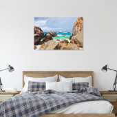 The Baths, Virgin Gorda, Britse Maagdeneilanden Canvas Afdruk (Insitu (Slaapkamer))