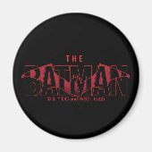 The Batman Bat Overlaid Logo Magneet (Voorkant)