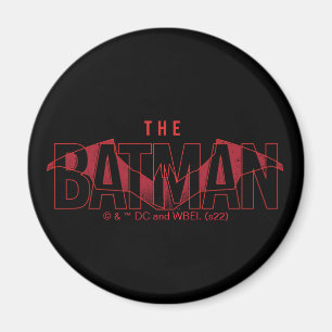 The Batman Bat Overlaid Logo Magneet