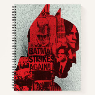 The Batman Newspaper Silhouette Notitieboek