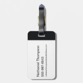 The Batman Vertical Logo Bagagelabel (Achterkant verticaal)