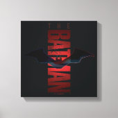 The Batman Vertical Logo Canvas Afdruk (Voorkant)