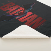 The Batman Vertical Logo Sherpa Deken (3/4)