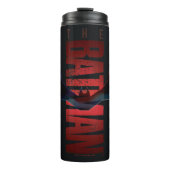 The Batman Vertical Logo Thermosbeker (Voorkant)