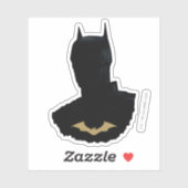 The Batman With Golden Bat Symbol Sticker (Vel)