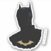 The Batman With Golden Bat Symbol Sticker (Voorkant)