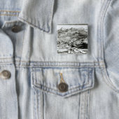 The Battle Array of Carberry Hill Vierkante Button 5,1 Cm (In situ)